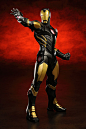MARVEL NOW! ARTFX+ アイアンマン MARVEL NOW! 【BLACK X GOLD】マーベルコミックス Marvel Comics | KOTOBUKIYA : ARTFX+アベンジャーズシリーズのトリを飾るのは、現在のMARVEL人気の立役者と言っても過言ではないアイアンマン！
