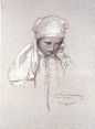 116Alphonse_Mucha_Portrait_of_a_Girl_1913