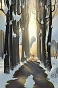 Forest Alley, Olga Kim