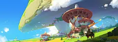 阿乔 : 正在学习的场景原画设计师
微博：是啊乔啊