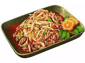 鱼香肉丝食物图png