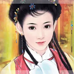 手绘古装美女2
