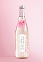 桃花春酒瓶贴设计桃花酒包装设计桃花米酒包装设计方案-古田路9号-品牌创意/版权保护平台