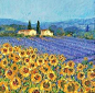 Van Gogh sunflower: 