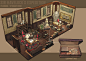 Sir Havelock's Expedition - Environment (Planning room)