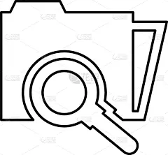 文档,活页夹,放大镜,商务,电子人,数据,文字,合同,机敏