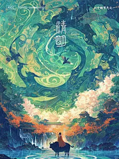 教你用MJ一分钟生成4张节气插画 - 小红书