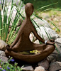 Meditation/bird bath. Great! Loved and Pinned by www.downdogboutique.com to our Yoga community boards