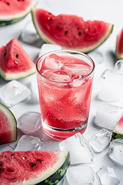 夏日饮品解暑西瓜汁