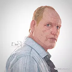 插画丨听说学素描的千万不要是错过他，惟妙惟肖的线体人物，炸裂了