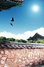 乡村风景源文件