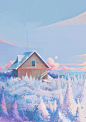 General 2480x3507 house winter sky forest trees