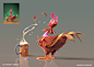 Chicken Beer !, Hadrien Gouedard : Zbrush sculpt and keyshot render based on an other awesome concept from french 2d  artist BIBOUN / Christophe Fossard