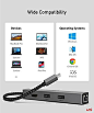 the usb cable is connected to an external hard drive and drives up to 4tb