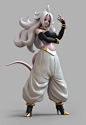 Android 21 - Fanart by DSCULPT STUDIO : ANDROI 21 -  3D PRINTING PROJECT  One of Dragon Ball Fighterz characters that we are working for 3D Printing at Viet Nam.  We also used many references of many talented artists who have also worked on this style. Th