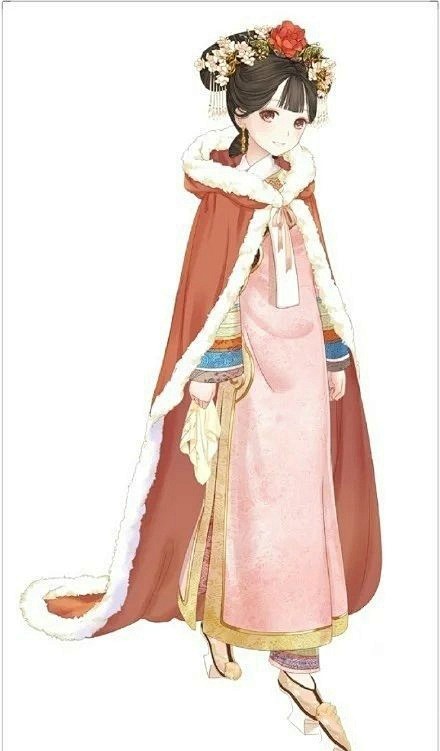 #SAI资源库# 中国风动漫古风女性服饰...