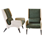 Rare Pair of Gio Ponti Armchairs "866" by Cassina from Pdp Hotel, Roma