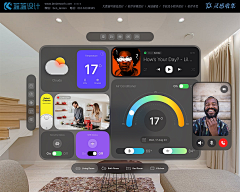 北京蓝蓝UI设计公司采集到AR/VR界面