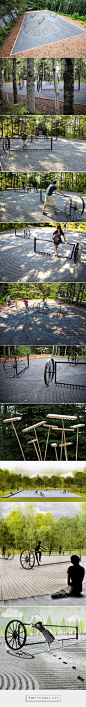 talmon biran architecture composes interactive zen garden - created via http://pinthemall.net: 