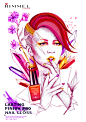 Rimmel London / Illustrated Advertisement on the Adweek Talent Gallery