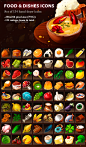 Food and Dishes Icons