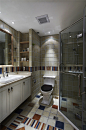 精致小户型 16种美式小卫浴间欣赏 - 装修效果图 - 齐家网高清图库频道
