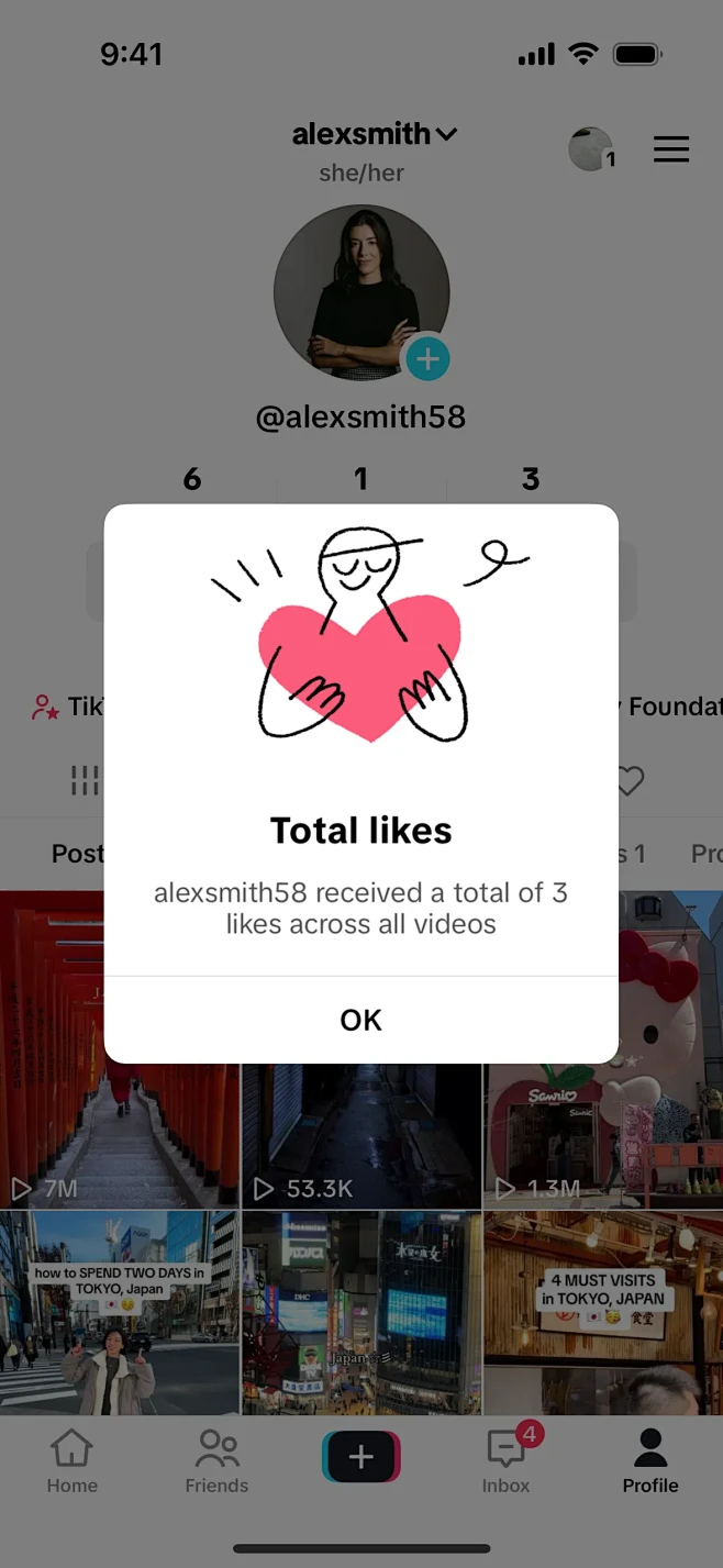 TikTok Profile scree...