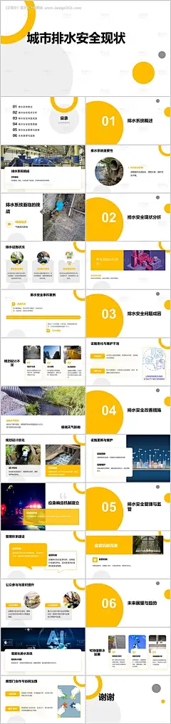 源文件下载【城市排水安全现状宣传PPT】编号：47330024704455418