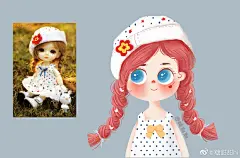 #插画##商业插画##人物插画# 小可爱的人物头像插画 2苏州·花园浜四村 ​​​​