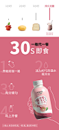 【第二件半价】alandv艾兰得威嚼嚼奶昔代餐粉营养饱腹健身6瓶装-tmall.com天猫
