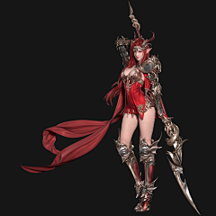 翼次方学院采集到CG角色作品集