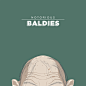 Notorious Baldies by Mr. Peruca | Abduzeedo Design Inspiration