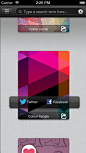 Bright Skins手机壁纸应用界面设计，来源自黄蜂网http://woofeng.cn/mobile/ 
