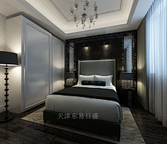 东易日盛天津分公司采集到天津融创中心后现代风格97平米装修效果图