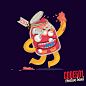 NEW DAY - NEW CHARACTER 2 / Part I : first 7 illustrations for the new - "sticker pack 3"