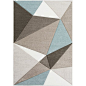 Browne Gray/Blue/Brown Area Rug & Reviews | AllModern