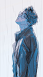 雨 眼镜 另类 中景