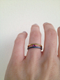 代购 【定制】希腊原创设计师Kostas 纯银镀金红宝石对戒订婚戒指 相依 新款 2013 正品