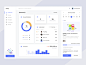Learning Platform Dashboard blue flat hours progress chapters courses online learning product dashboard trending minimal clean cards app design ux ui