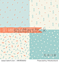 pastel retro vector seamless...