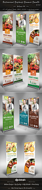 Restaurant Business Banner Bundle | Volume 4 - Signage Print Templates