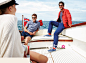 【图】英伦格调的蔓延！Clarks 2013春夏男鞋系列广告大片，展现海滩、郊外、亦或咖啡屋的悠闲与优雅_海报时尚网