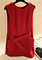 欧洲站2013春季新款欧美大牌新娘敬酒红色连衣裙-淘宝网