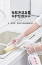 一次性手套食品级专用PE塑料商用餐饮透明加厚耐磨家用薄膜盒装-tmall.com天猫