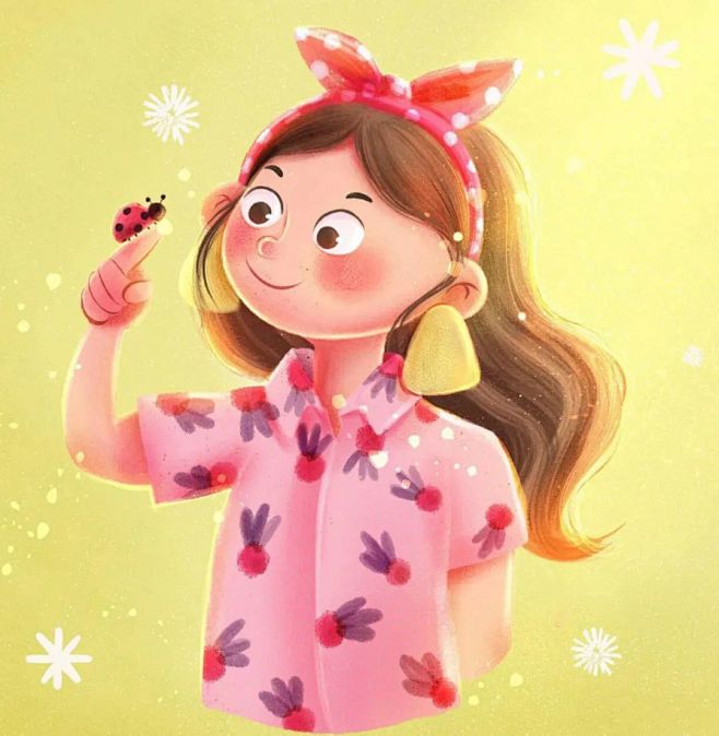 超治愈插画