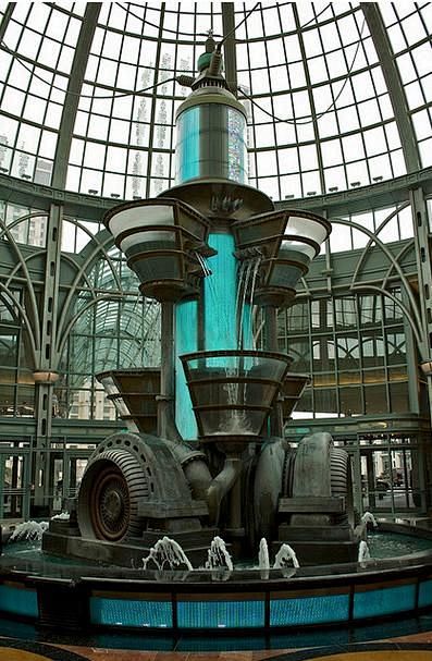 Steampunk fountain.....