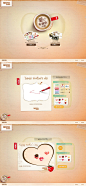 雀巢咖啡母亲节-爱，不褪色活动网站界面设计