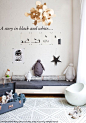 Kids bedroom Monochrome: 