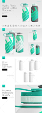 Hydro Flask Water Bottle Mock-up by mesmeriseme_pro  About If you are searching mock-ups for professionals, your search ends here. Mockups made by mesmeriseme.pro allow you to showca