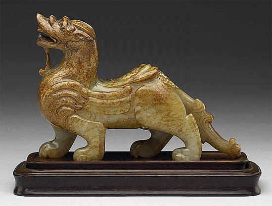 台北故宫博物院藏汉代玉辟邪